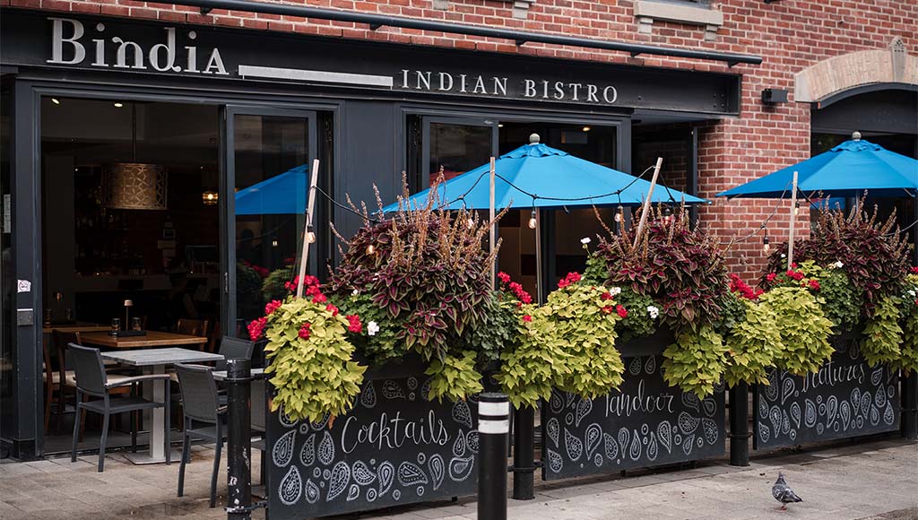 Seasonal Patio with View of St. Lawrence Market